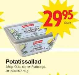 Matöppet Potatissallad erbjuda