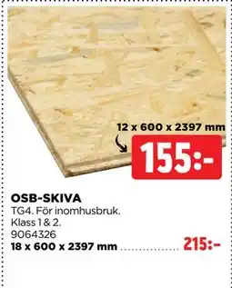 Jem&Fix OSB-SKIVA erbjuda