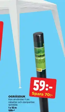 Jem&Fix OGRÄSDUK erbjuda