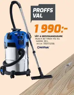 Bolist Våt- & grovdammsugare erbjuda
