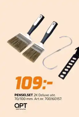 Bolist Penselset 2k deluxe ute. erbjuda