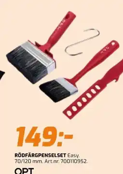 Bolist Rödfärgpenselset easy. erbjuda
