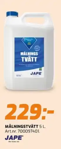 Bolist Målningstvätt erbjuda