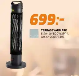 Bolist Terrassvärmare stående. 800w. ip44. erbjuda