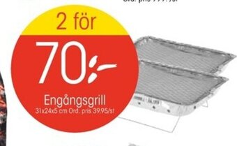 EKO Engångsgrill erbjuda