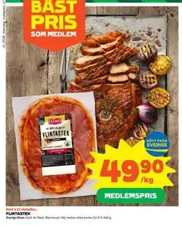 Stora Coop FLINTASTEK erbjuda