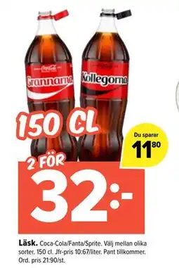 Coop Extra Läsk erbjuda
