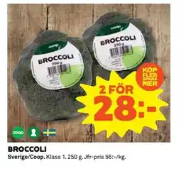 Stora Coop BROCCOLI erbjuda