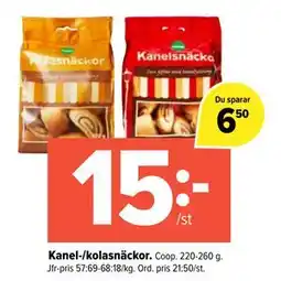 Coop Extra Kanel-/kolasnäckor erbjuda