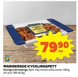 Stora Coop MARINERADE KYCKLINGSPETT erbjuda