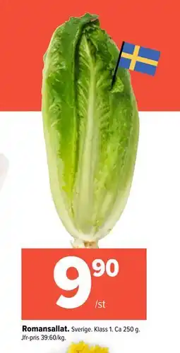 Coop Extra Romansallat erbjuda