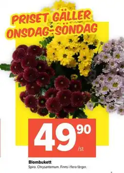 Coop Extra Blombukett erbjuda