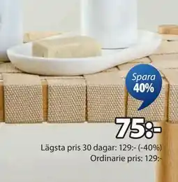 JYSK BERGHEM badrumsserie, SEK 75 erbjuda