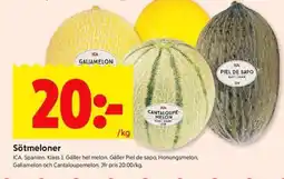 ICA Kvantum ICA Sötmeloner erbjuda