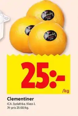 ICA Kvantum ICA Clementiner erbjuda