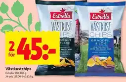 ICA Kvantum ESTRELLA Västkustchips erbjuda