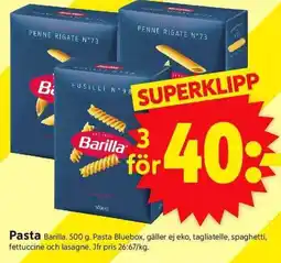 ICA Supermarket BARILLA Pasta erbjuda
