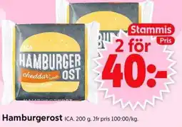 ICA Supermarket ICA Hamburgerost erbjuda