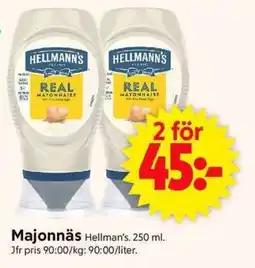 ICA Supermarket HELLMANN'S Majonnäs erbjuda