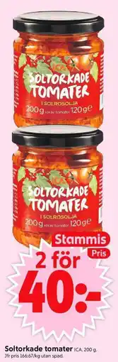 ICA Supermarket ICA Soltorkade tomater erbjuda