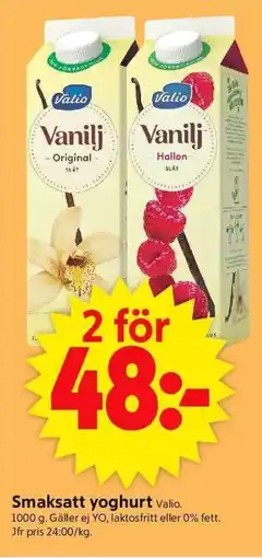 ICA Supermarket VALIO Smaksatt yoghurt erbjuda