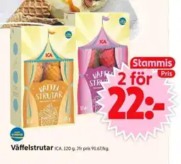 ICA Supermarket ICA Våffelstrutar erbjuda