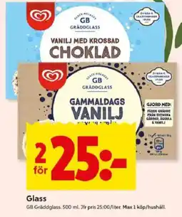 ICA Kvantum GB GRÄDDGLASS Glass erbjuda