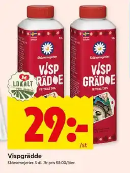 ICA Kvantum Vispgrädde erbjuda