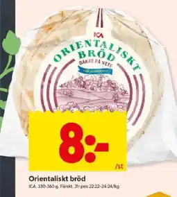 ICA Kvantum ICA Orientaliskt bröd erbjuda