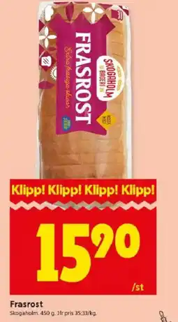ICA Kvantum SKOGAHOLM Frasrost erbjuda