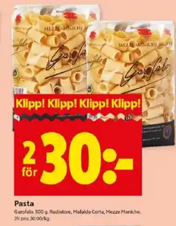 ICA Kvantum GAROFALO Pasta erbjuda