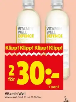 ICA Kvantum Vitamin well erbjuda