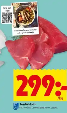 ICA Kvantum Tonfiskloin erbjuda