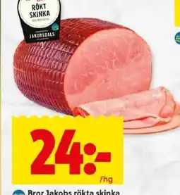 ICA Kvantum Bror jakobs rökta skinka erbjuda