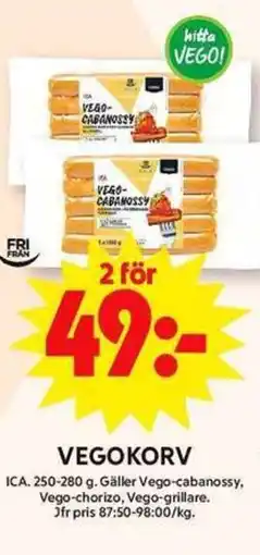 ICA Maxi ICA Vegokorv erbjuda
