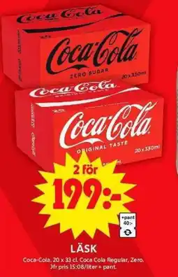 ICA Maxi COCA-COLA Läsk erbjuda