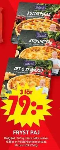 ICA Maxi Fryst paj erbjuda
