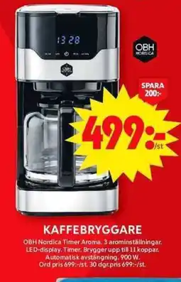 ICA Maxi Kaffebryggare erbjuda
