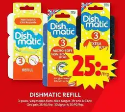ICA Maxi DISHMATIC Refill erbjuda