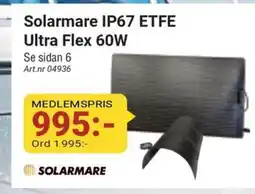 Erlandsons Brygga Solarmare IP67 ETFE Ultra Flex 60W erbjuda