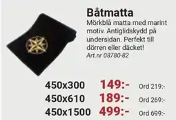 Erlandsons Brygga Båtmatta erbjuda
