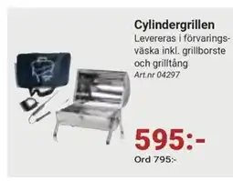 Erlandsons Brygga Cylindergrillen erbjuda