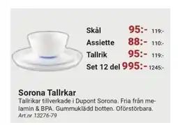 Erlandsons Brygga Sorona Tallrkar erbjuda