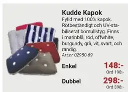 Erlandsons Brygga Kudde Kapok erbjuda