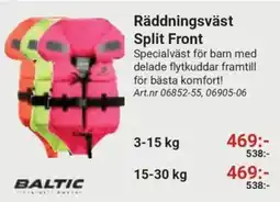 Erlandsons Brygga Räddningsväst Split Front erbjuda