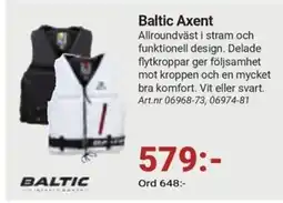 Erlandsons Brygga Baltic Axent erbjuda