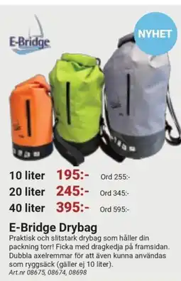 Erlandsons Brygga E-Bridge Drybag erbjuda