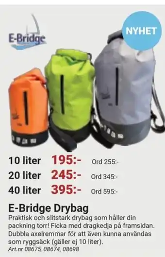 Erlandsons Brygga E-Bridge Drybag erbjuda