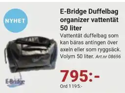 Erlandsons Brygga E-Bridge Duffelbag organizer vattentät 50 liter erbjuda