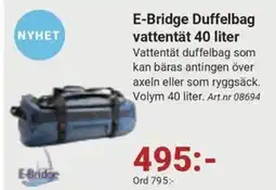 Erlandsons Brygga E-Bridge Duffelbag vattentät 40 liter erbjuda